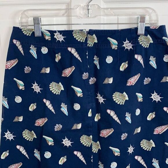 Talbots seashell print skirt size 8 - Picture 7 of 11